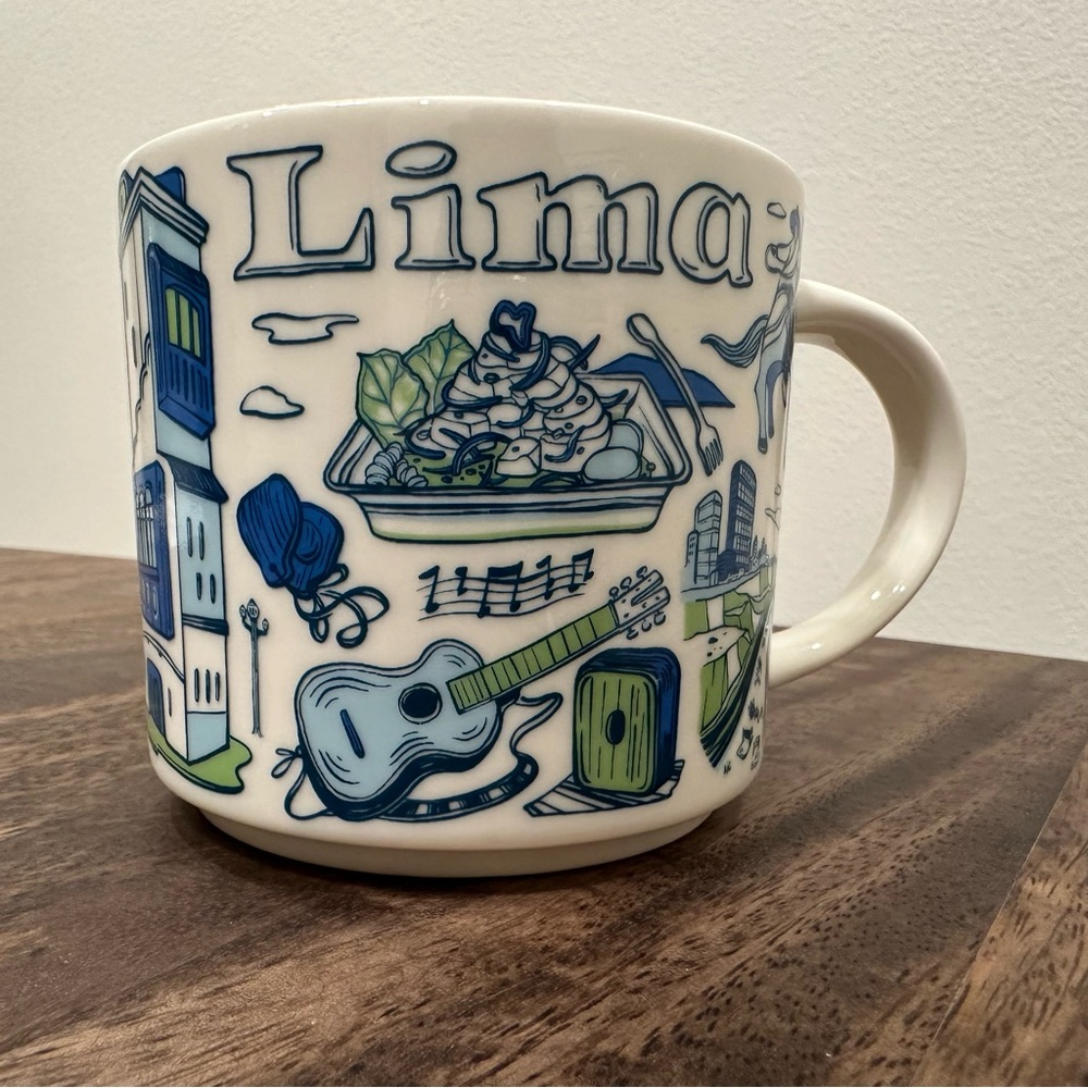 Brand New Starbucks Lima Been There Series 14 oz Collectible Mug